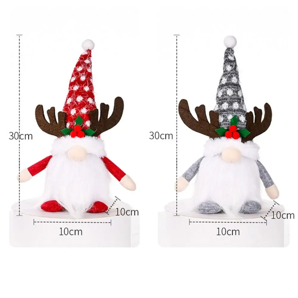 Gifts With Led Light Christmas Gnome Plush Doll Nordic Festival Supplies Faceless Doll Handmade Dwarf Doll Christmas Decoration