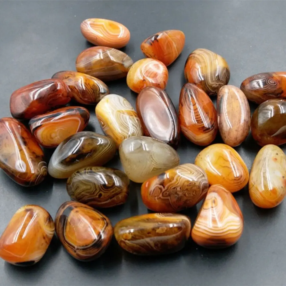 Creative Madagascar Craft Natural Agate Stone Agate Stone Smooth Natural Raw Stone Random Natural Healing Strange Stone Desk