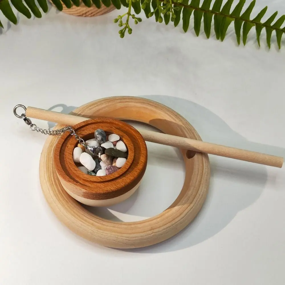 Fragrance Diffuser Detachable Salt Rock Diffuser Wood Base Natural Essential Oil Holder Candle Holder Aromatherapy Decor