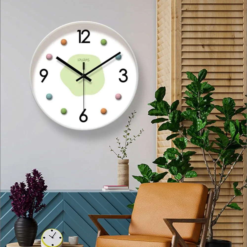 Wall Decor Simple Wall Clock Three-dimensional Silent Quartz Watch Creative Modern Electronic Clock Children's Room