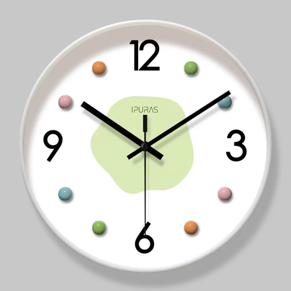 Wall Decor Simple Wall Clock Three-dimensional Silent Quartz Watch Creative Modern Electronic Clock Children's Room