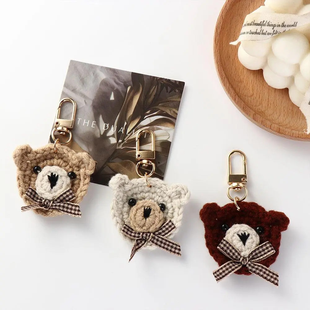 Soft Key Ring Bow Tie Cartoon Car Accessory Girl Gift Schoolbag Pendant Bag Pendant Korean Style Key Chain Girls Key Chain