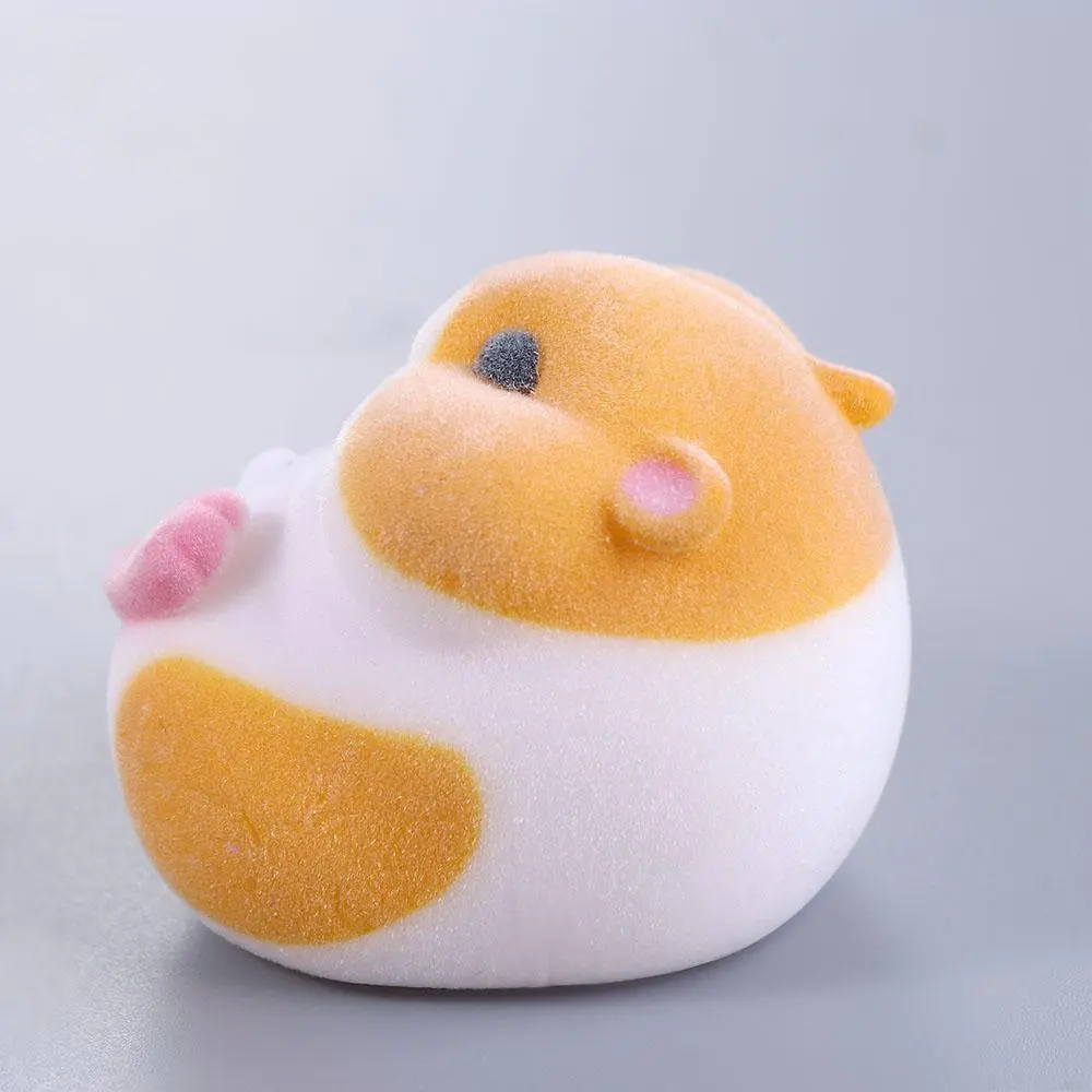 Gag Toys Anime Hamster Fatty Milky Soft Hamster Stress Relief Capsule Toys Capsule Hamster Gashapon Toys Gashapon Hamster