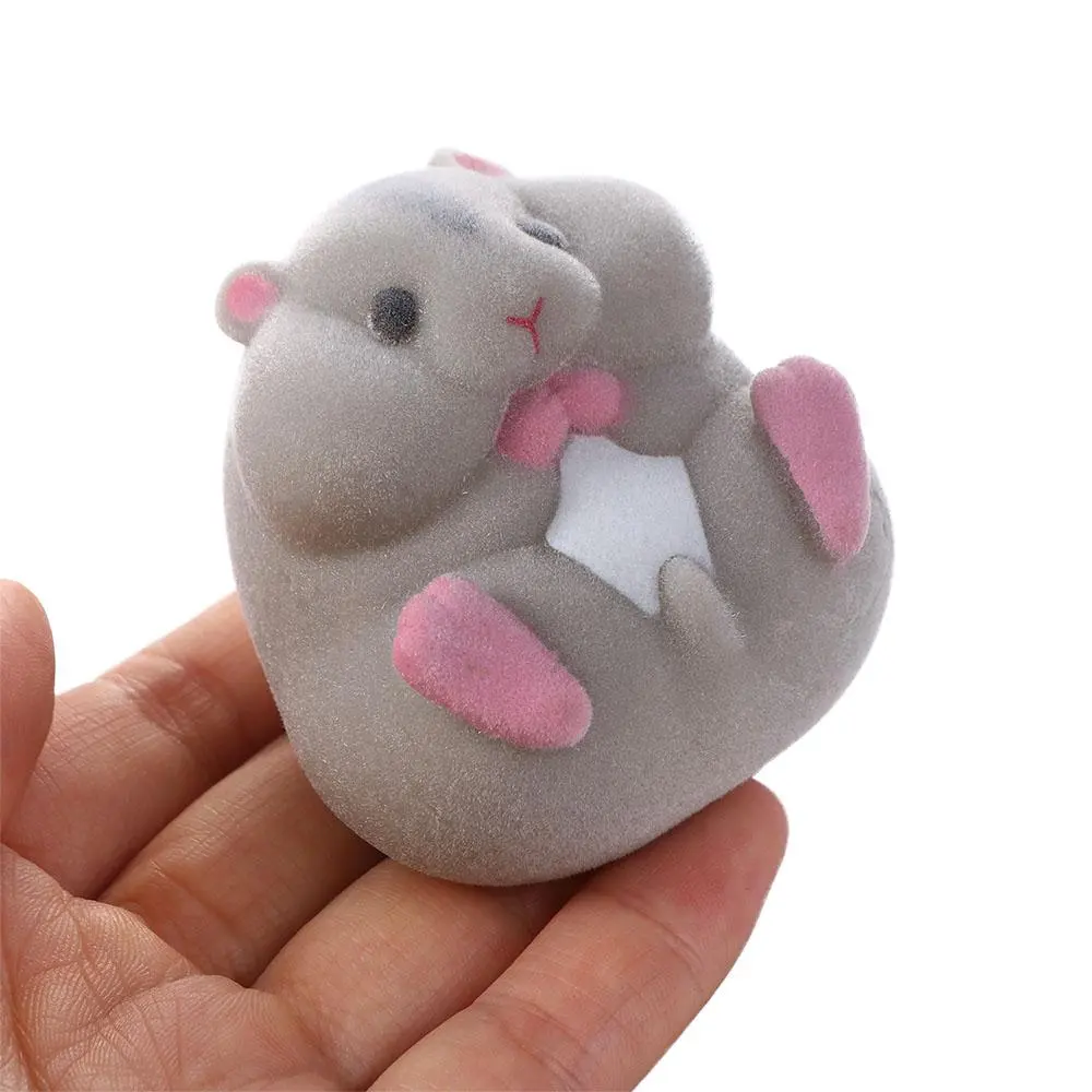 Gag Toys Anime Hamster Fatty Milky Soft Hamster Stress Relief Capsule Toys Capsule Hamster Gashapon Toys Gashapon Hamster
