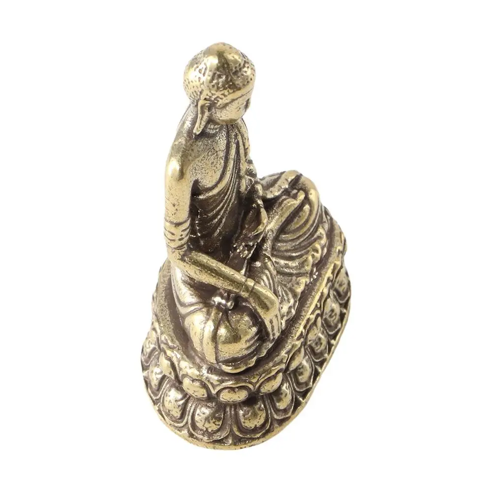 Micro-carving Antiques Easy to Clean Car Decoration Sitting Buddha Figurine Buddha Trinkets Desktop Decor Sakyamuni Statue