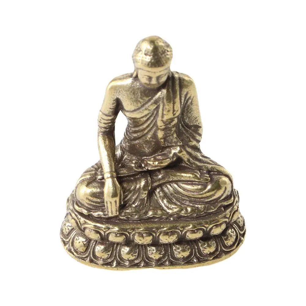 Micro-carving Antiques Easy to Clean Car Decoration Sitting Buddha Figurine Buddha Trinkets Desktop Decor Sakyamuni Statue