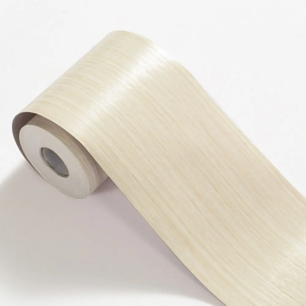 Thicken Wood Grain Tape 10cmx10m PVC Waist Line Wallpaper Home Decor Waterproof Floor Sticker Patches Furniture Renovation