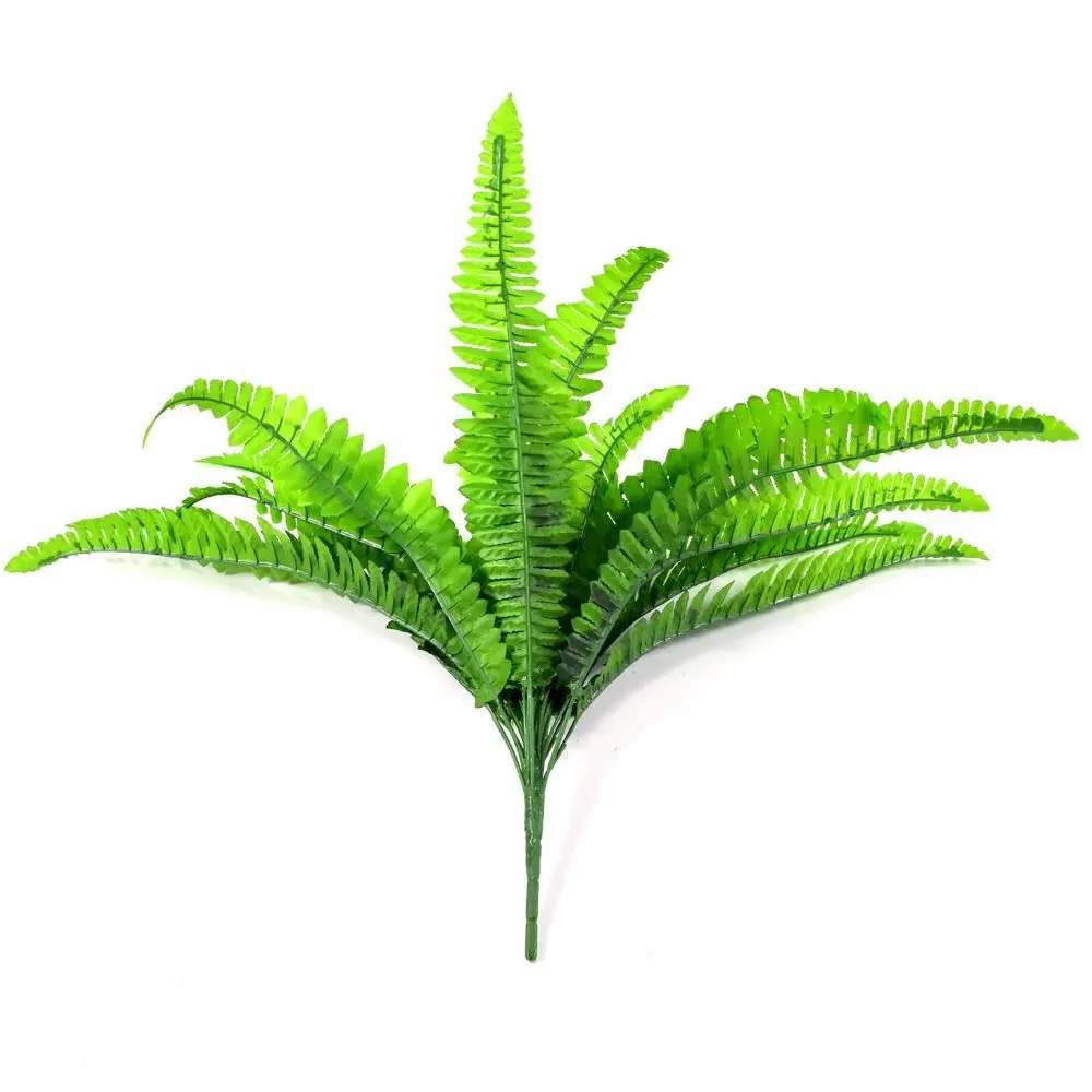 12/18/24 Leaves Artificial Persian Leaves Large Real Touch Artificial Palm Tree Plastic Realistic Fake Boston Fern Leaves