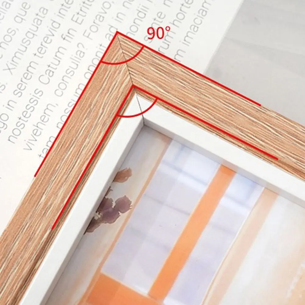 Creative Foldable Hinge Photo Frame Double/Triple Wooden Portrait Picture Frame 2/3/4/5 Linked Rectangular