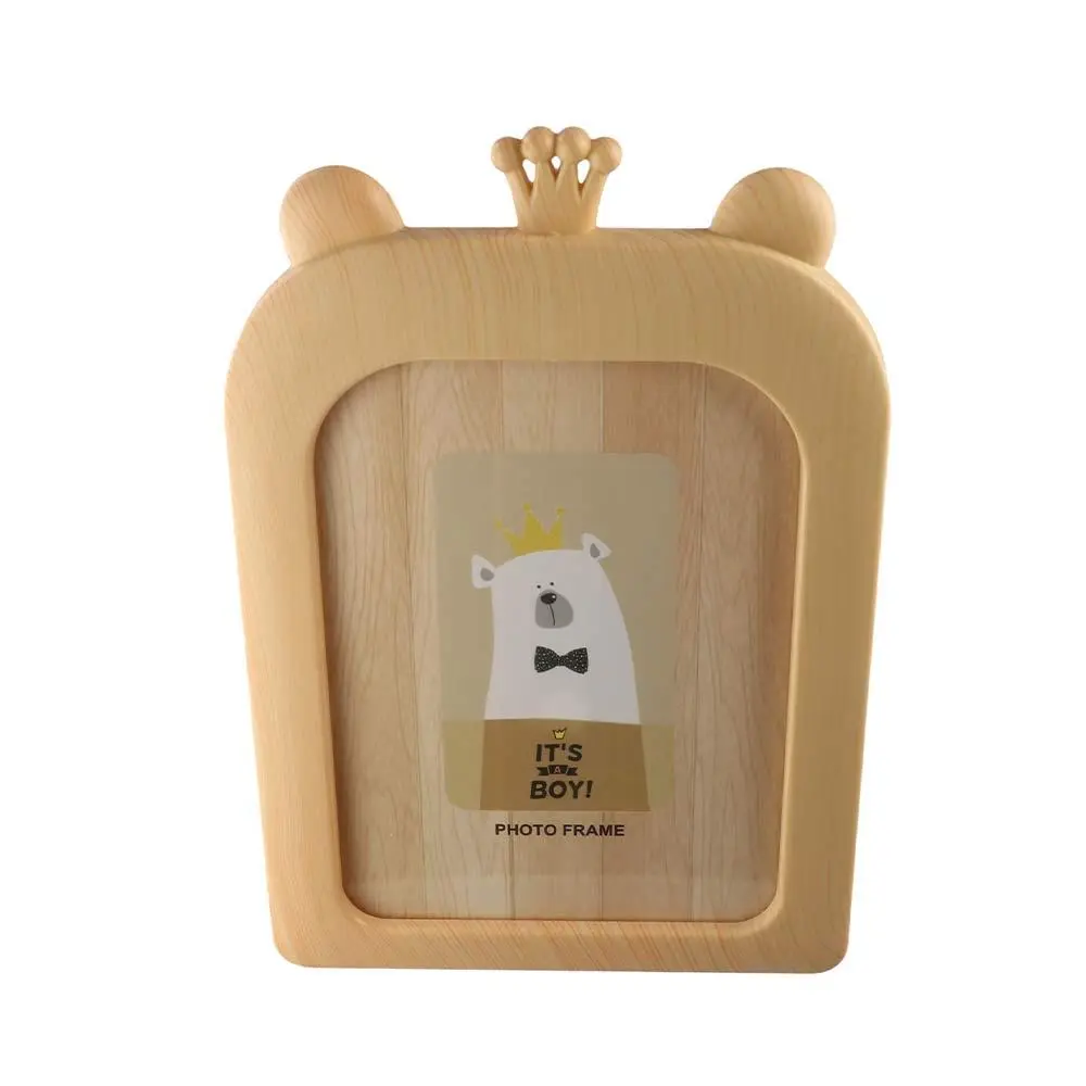 7 Inch DIY Wall Mounted Photo Frame Cute Retro Photo Frame Ornaments Cartoon Picture Display Decoration