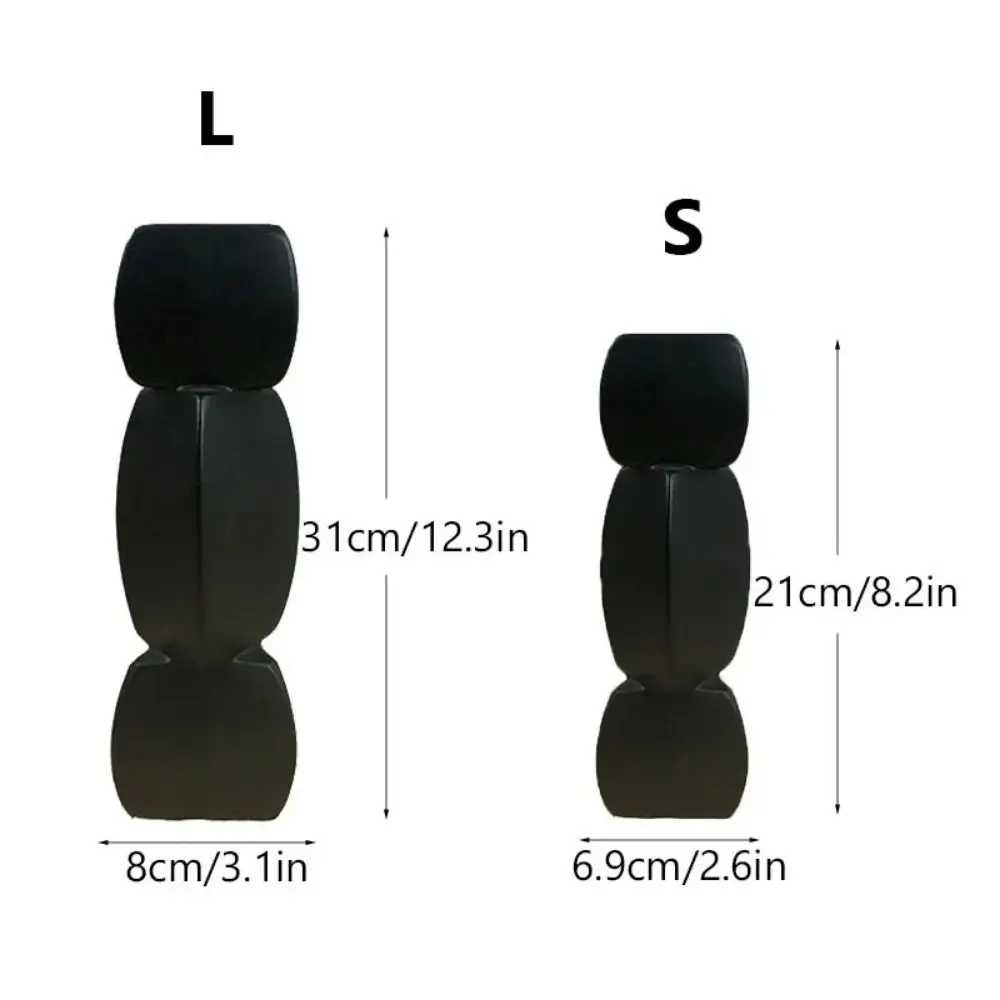 Creative Irregular Geometric Abstract Lotus Vase Fashion Unique Lotus Flower Pot Ins Ceramic Vase Figurines Living Room