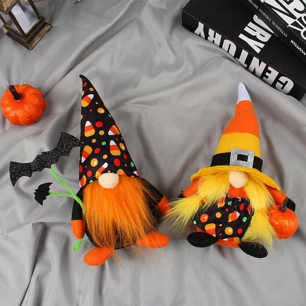 Simple Old Man Halloween Faceless Dwarf Cute Cartoon Halloween Elf Ornament Small Old Man Ornament Ghost Festival
