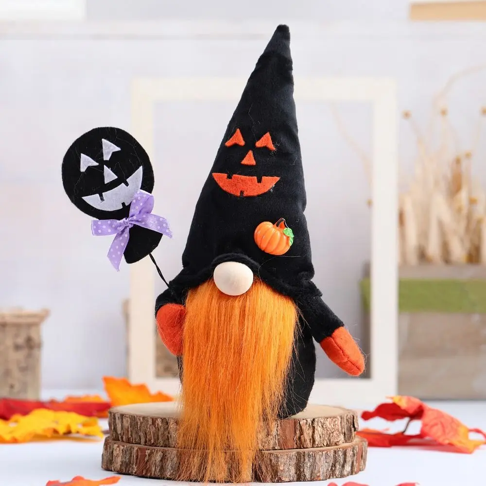 Fashion Handmade Halloween Gnome Ornament Cute Cartoon Faceless Dwarf Ornament 3D Halloween Rudolph Doll Thanksgiving Gift