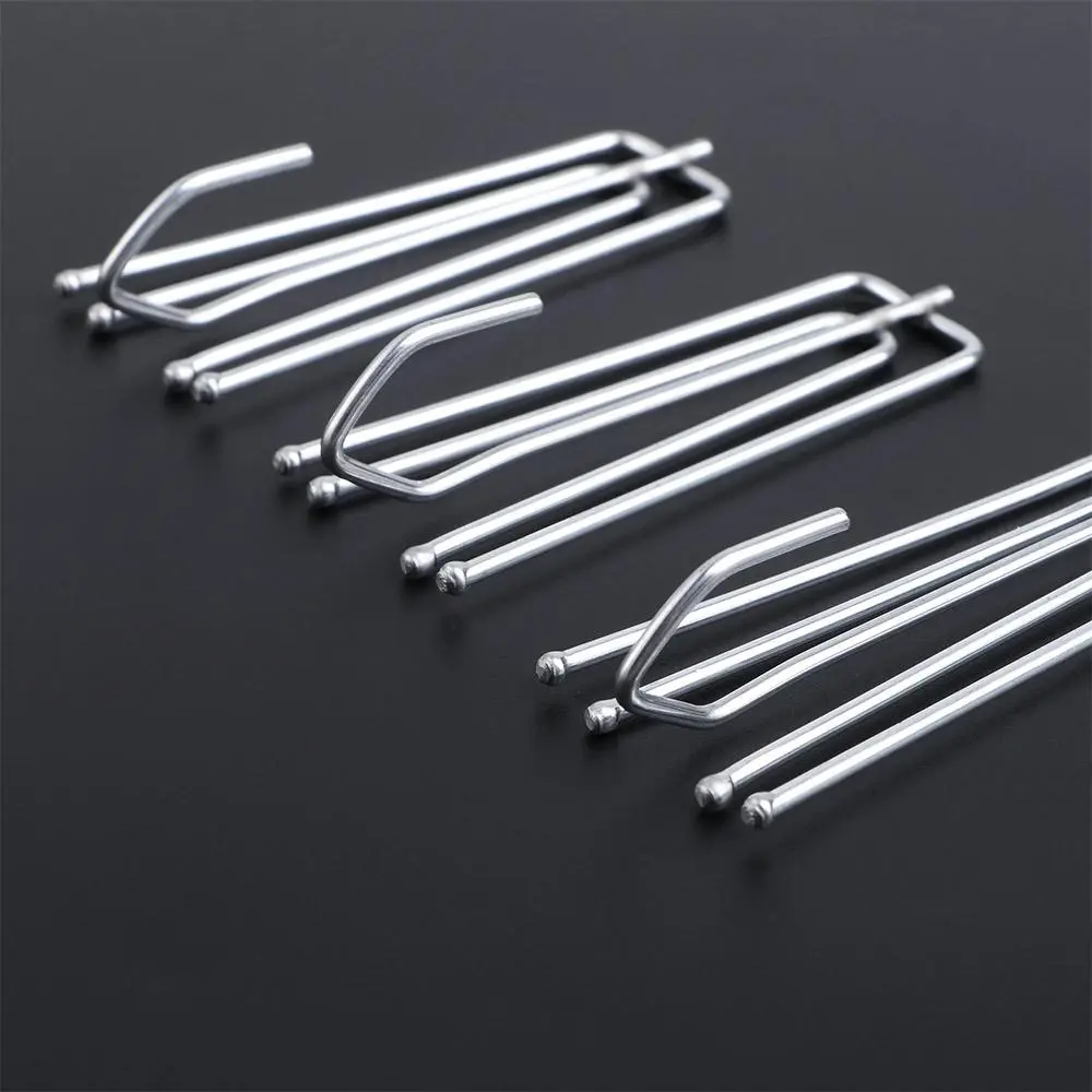 Stainless Steel Hangers Curtain Accessory Window Door Bathroom Curtain Pleat Clips Drapes Pin Curtain Hooks Drapery Hook