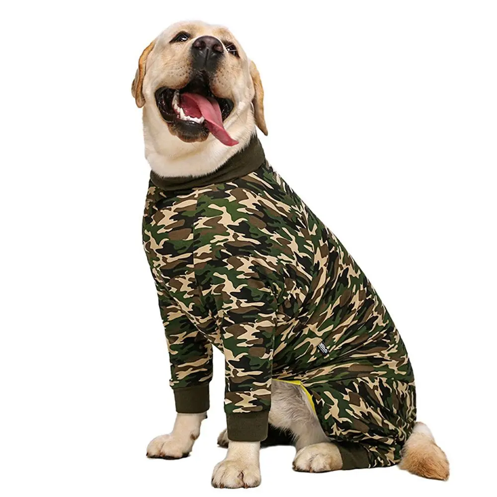 Soft Cozy Shirt Pet Recovery Suit Weaning Sterilization Clothing Coat Dog Clothes Pet  Supplies Dogs Jumpsuit Dog Pajamas