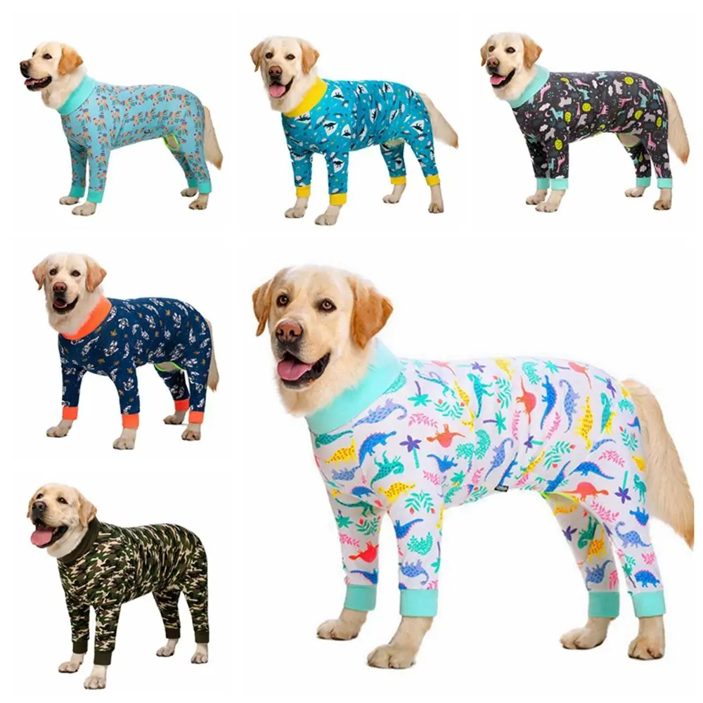 Soft Cozy Shirt Pet Recovery Suit Weaning Sterilization Clothing Coat Dog Clothes Pet  Supplies Dogs Jumpsuit Dog Pajamas