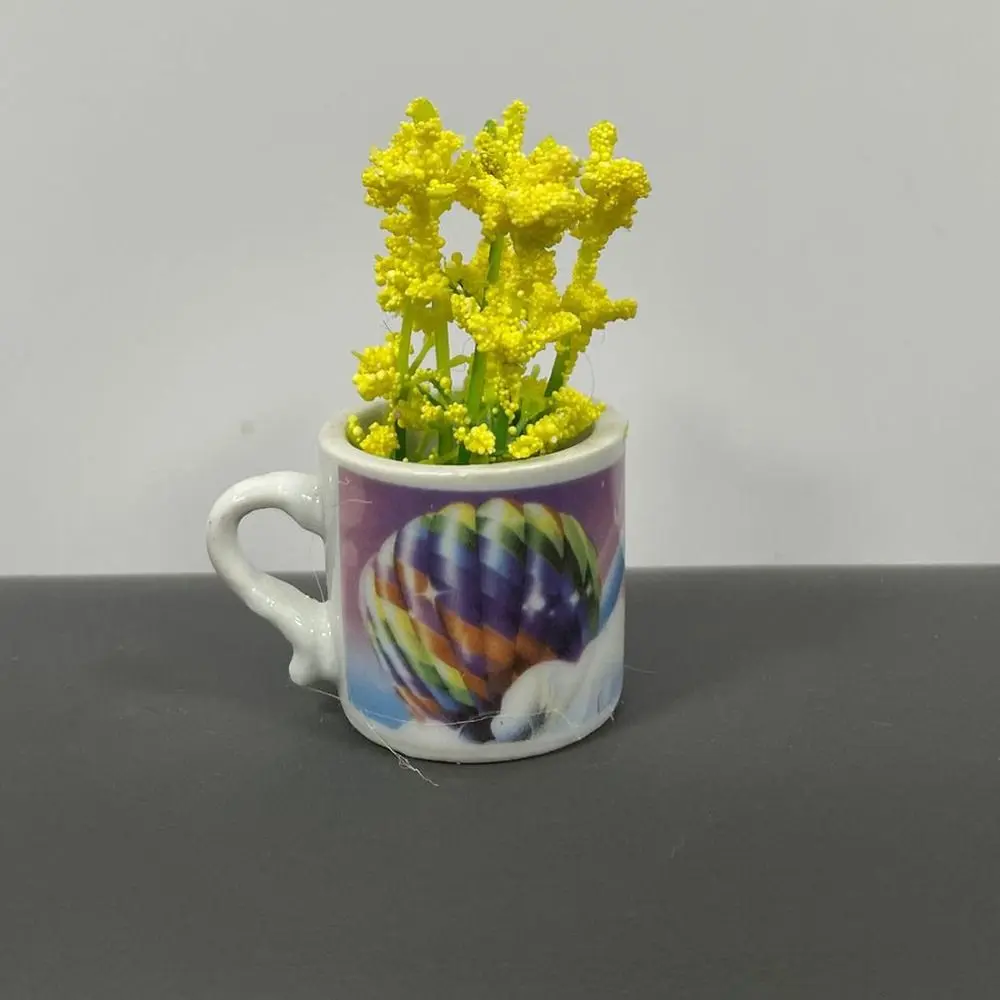 6/8Pcs Ceramic Mini Vase Magnets for Fridge Modern Exquisite Refrigerator Magnets Vase Personality DIY Tiny Magnetic Bud Vases