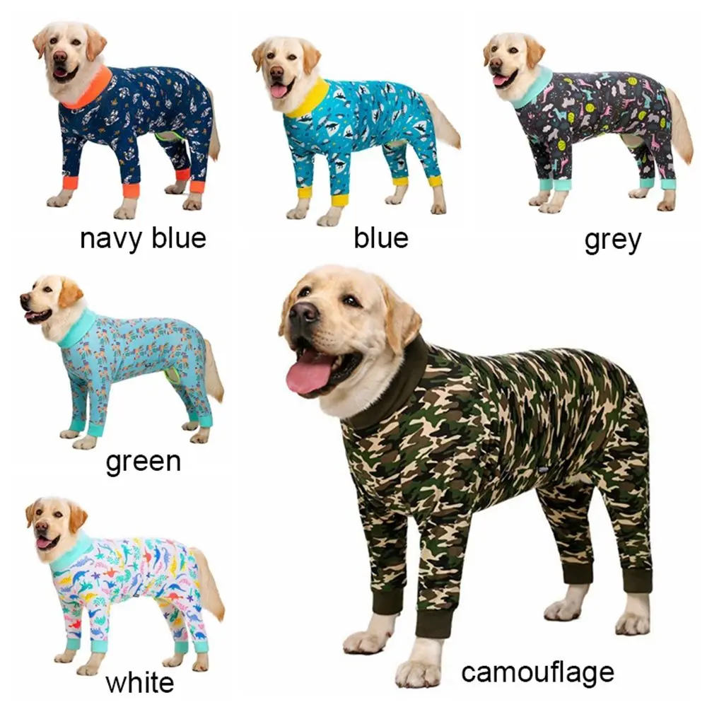 Soft Cozy Shirt Pet Recovery Suit Weaning Sterilization Clothing Coat Dog Clothes Pet  Supplies Dogs Jumpsuit Dog Pajamas