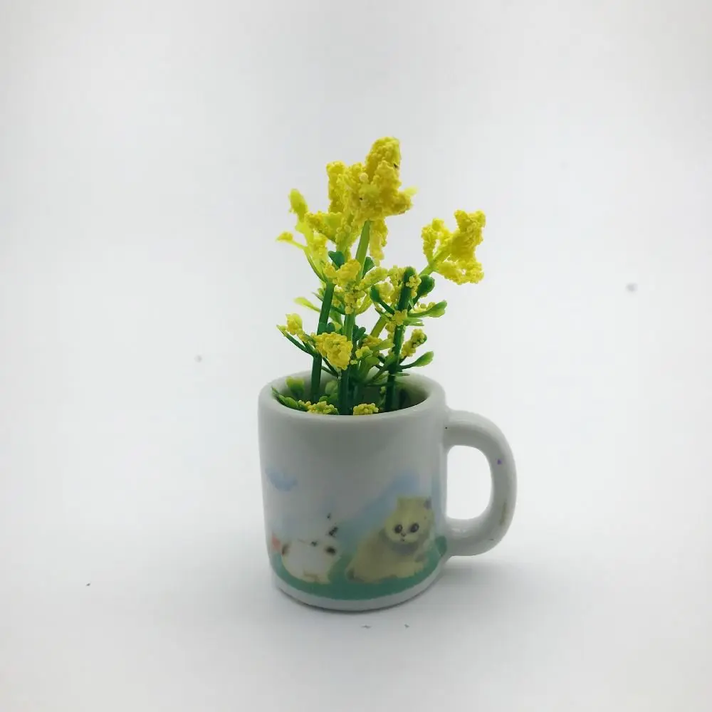 6/8Pcs Ceramic Mini Vase Magnets for Fridge Modern Exquisite Refrigerator Magnets Vase Personality DIY Tiny Magnetic Bud Vases