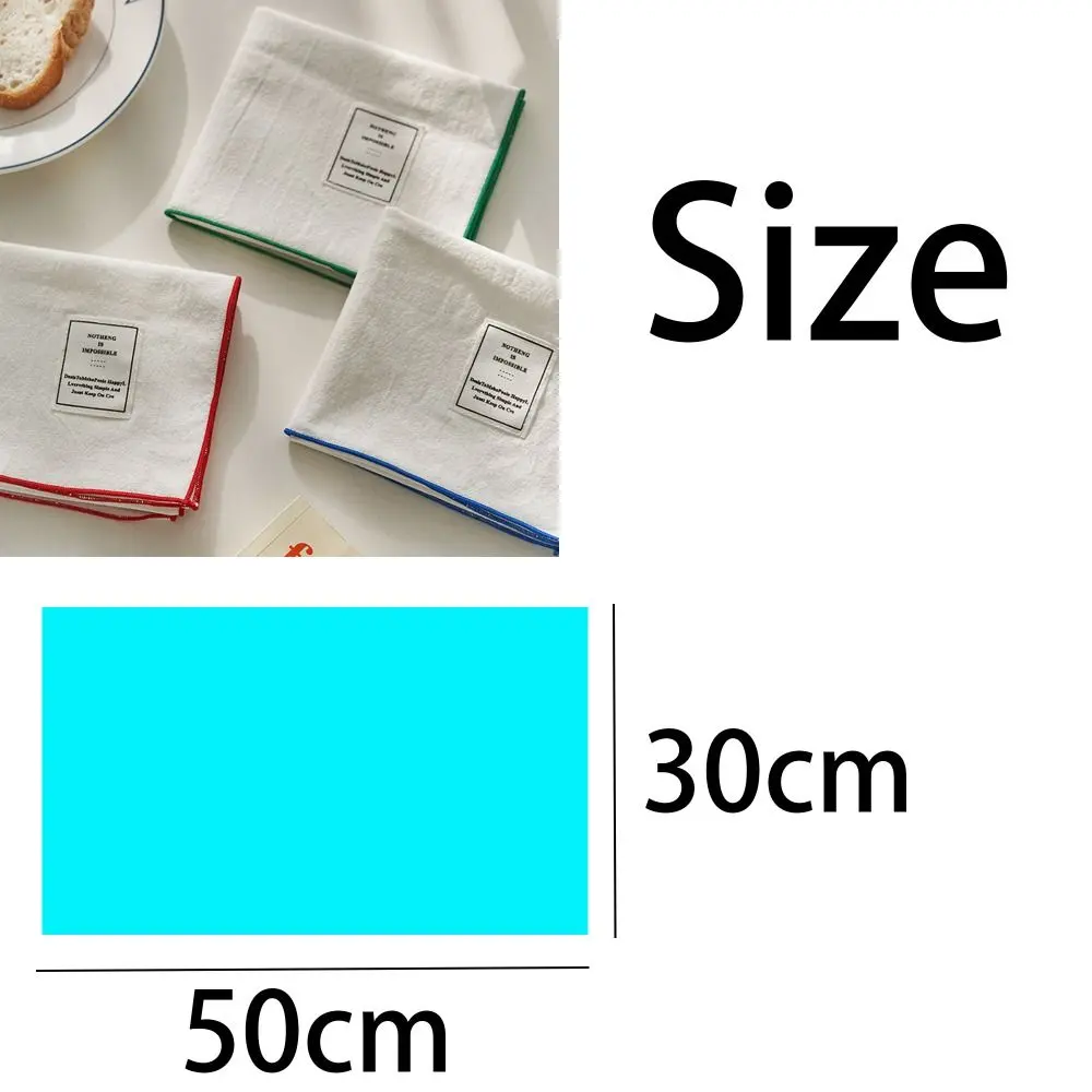 Photo Background 30x50cm Solid Color Placemat Cotton Thickened Cup Cloth Mat Soft Retro Wine Cup Cloth Graduation