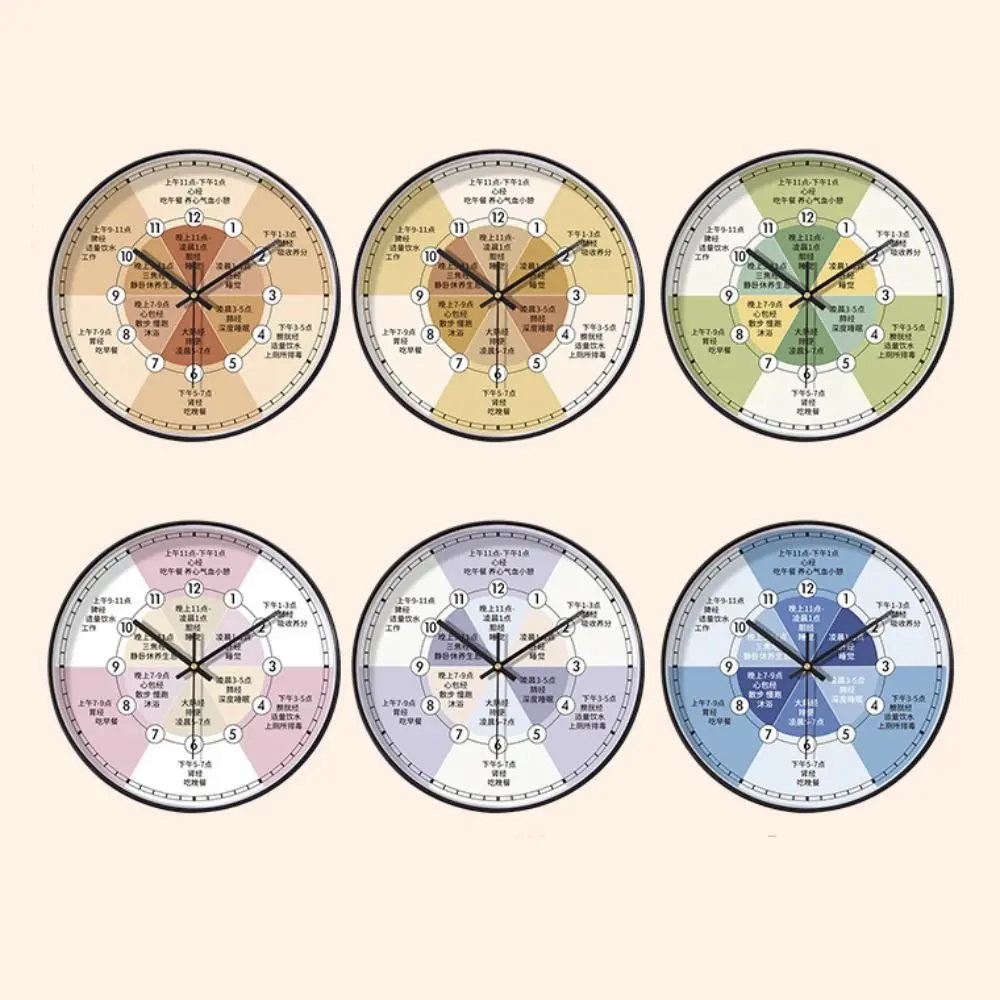 Large Dial Simple Health Wall Clock Modern Silent Electronic Clock Creative Quartz Watch Home