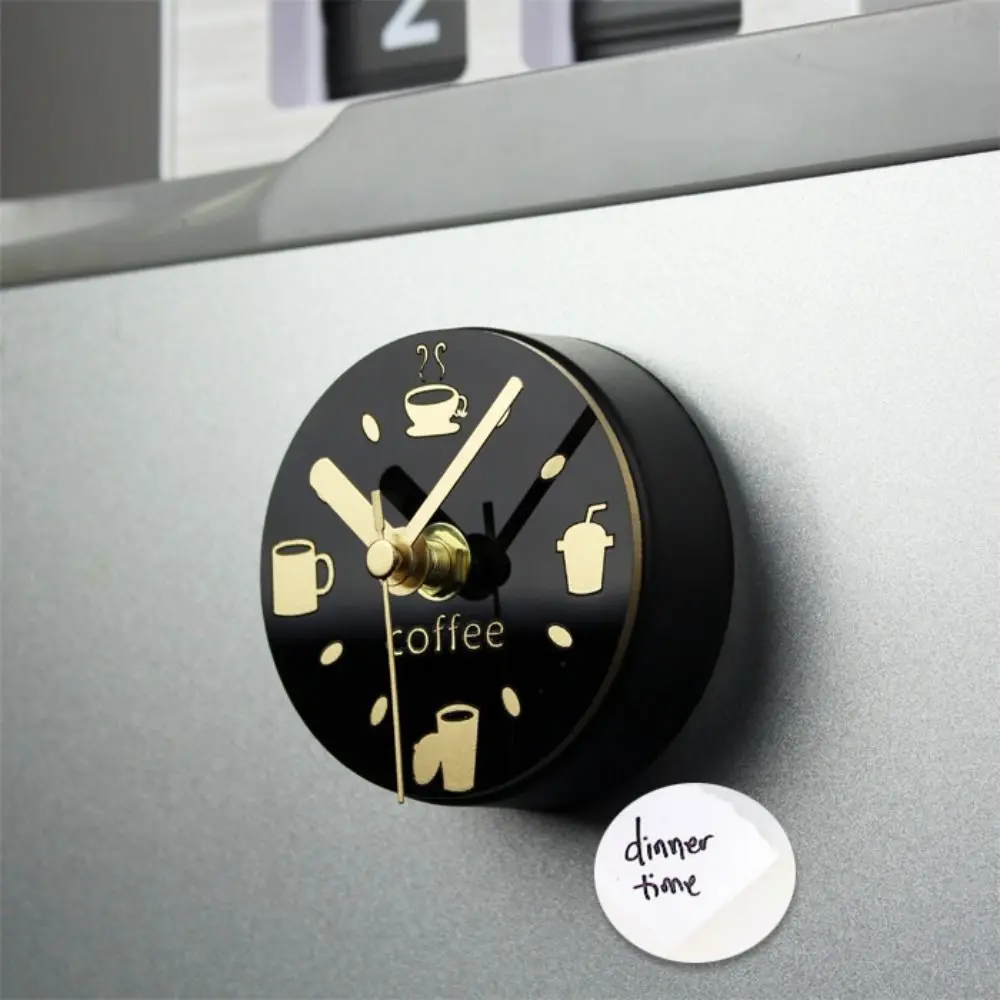 Crafts Resin Refrigerator Sticker Portable Creative Refrigerator Clock Multifunctional Magnetic Fridge Magnet Living Room