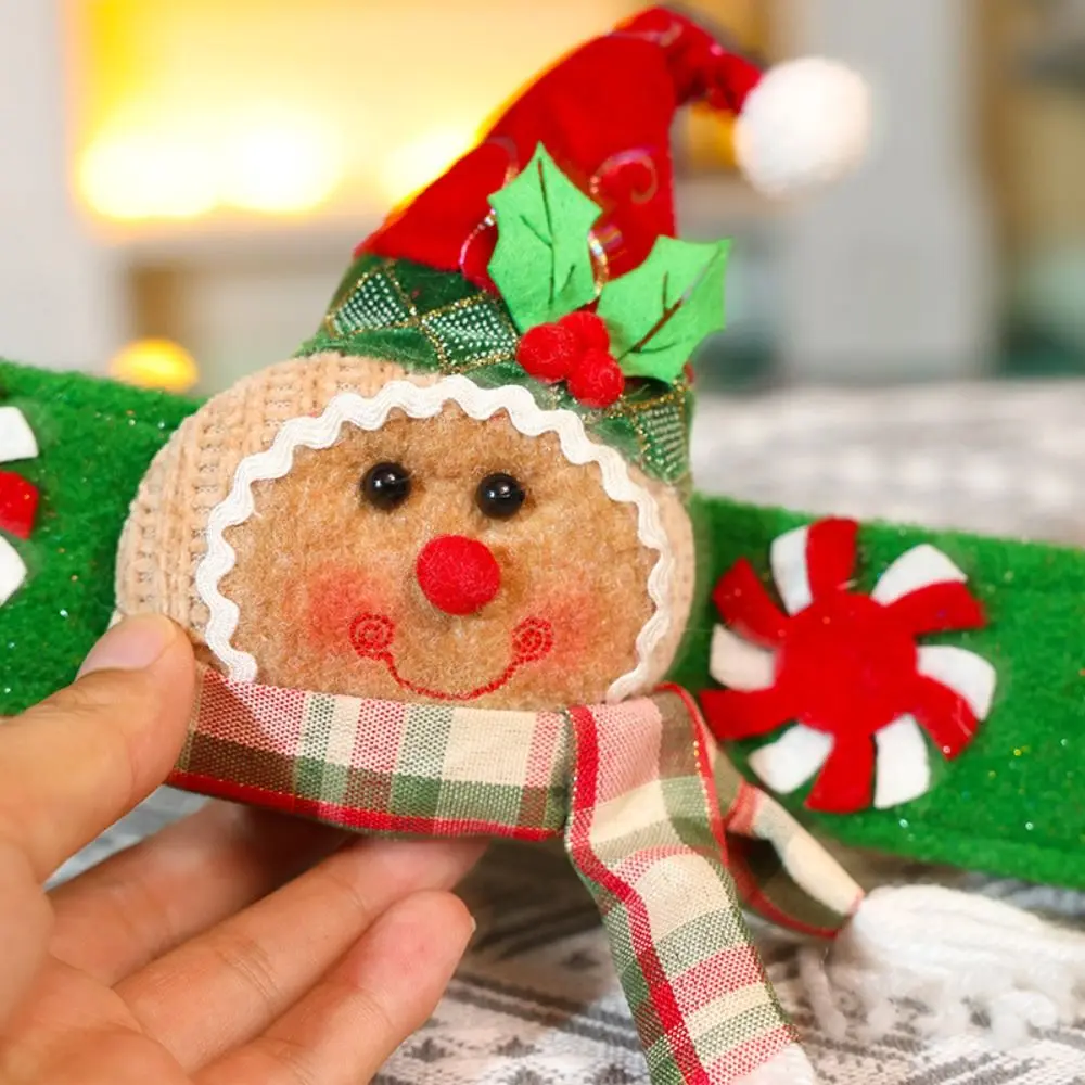Exquisite Santa Claus Christmas Curtain Buckle Snowman Elk Curtain Decorative Cute Reusable Curtain Tieback Gifts