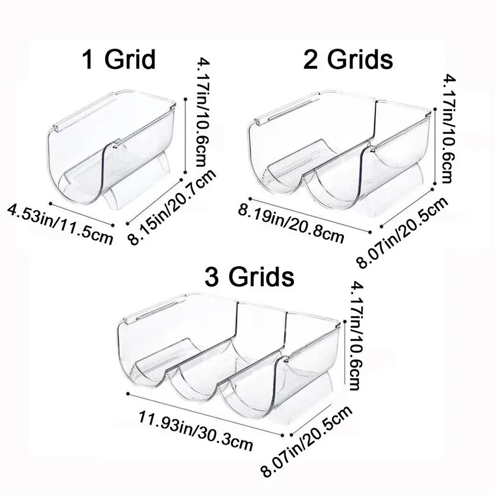 Plastic Cup Holder Transparent Stackable Water Bottle Holder Anti-Fall Saving Space Water Bottle Storage Rack Pantry