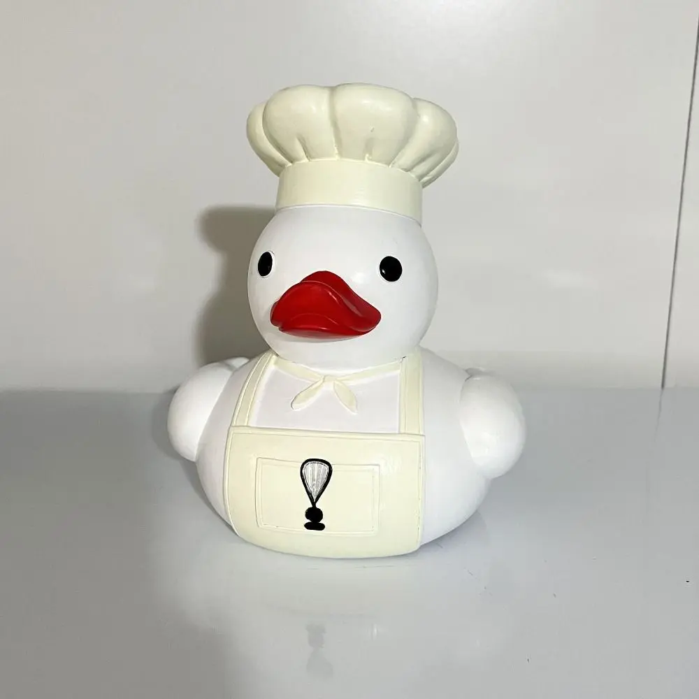 Crafts Resin Duck Statue Ornament Cartoon Creative Animal Sculpture Cute Waterproof Miniatures Figurine Office