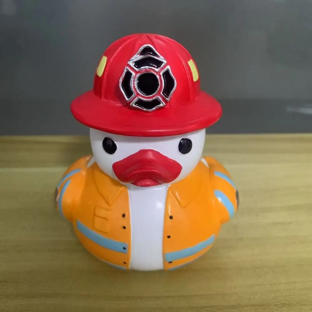 Crafts Resin Duck Statue Ornament Cartoon Creative Animal Sculpture Cute Waterproof Miniatures Figurine Office