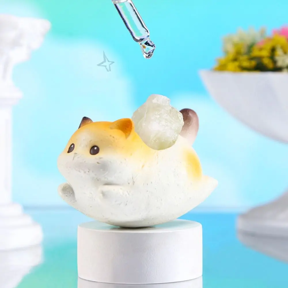 Home Decoration Resin Cat Swinging Ornament Creative Cute Cat Statue Exquisite Handicraft Animal Sculpture Car
