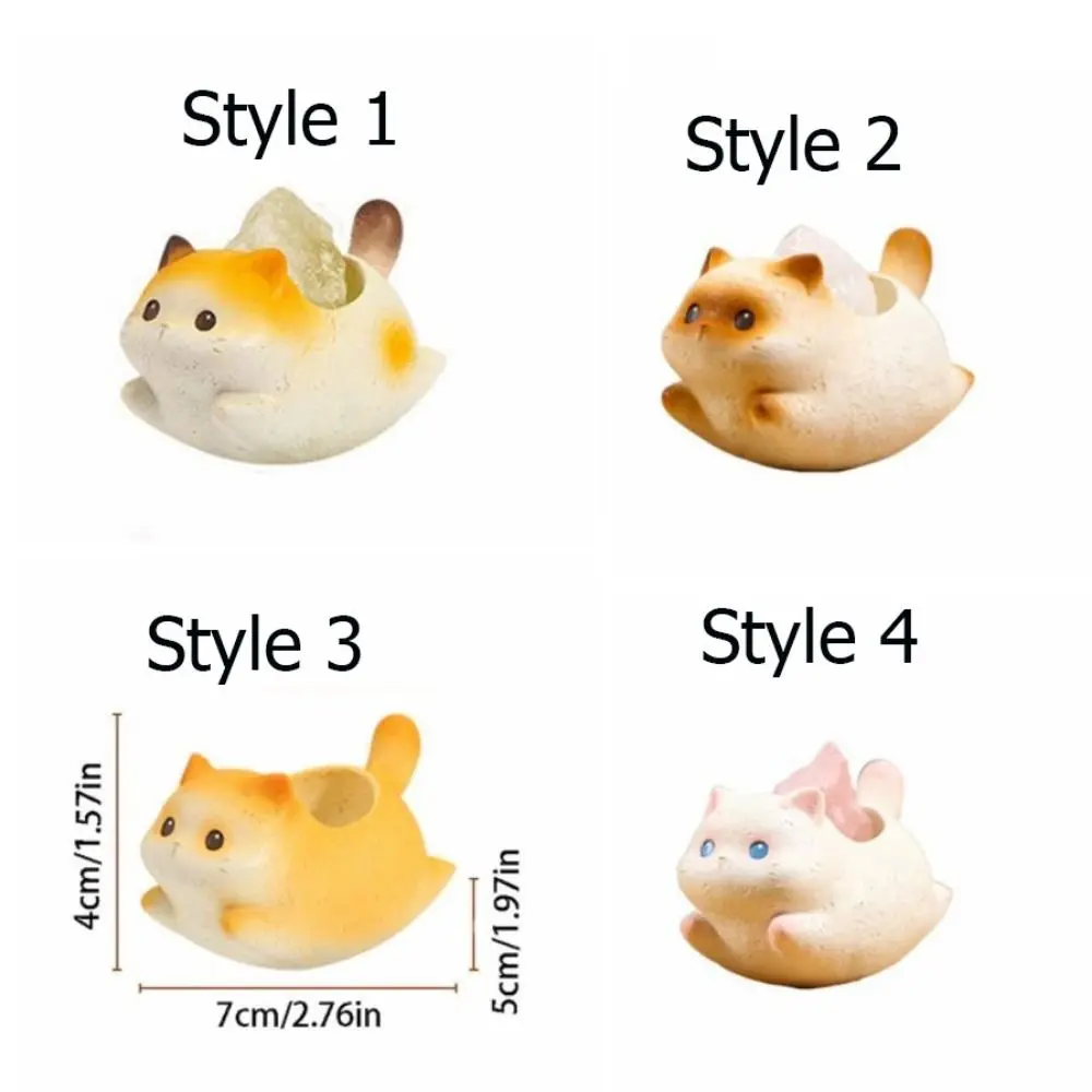 Home Decoration Resin Cat Swinging Ornament Creative Cute Cat Statue Exquisite Handicraft Animal Sculpture Car
