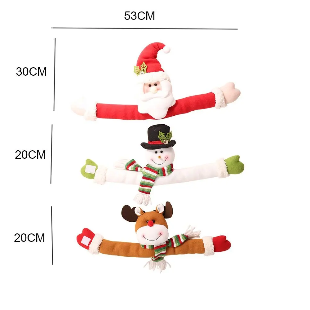 Cute Christmas Curtain Buckle Cartoon Snowman Elk Curtain Decorative Accessories Creative Santa Claus Xmas Curtain Tieback