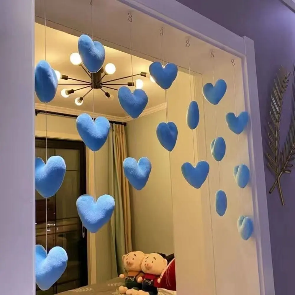 Gift Girls Room Decor Curtain Partition High Beauty Door Curtain Ornaments Love Hearts Pendant Home Decor Door Hanging Curtain