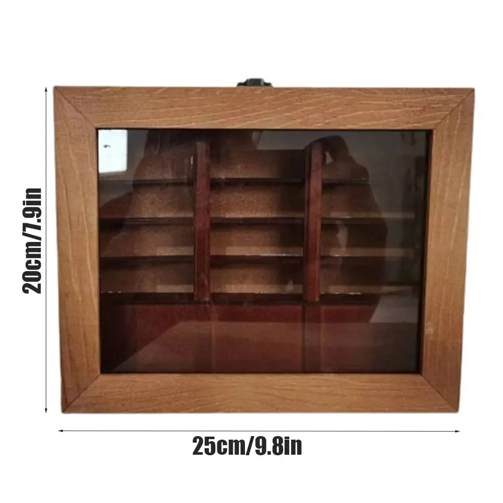 Reduce pressure Anti-Anxiety Bookshelf Shake Away Your Anxiety Miniature Anxiety Bookshelf Ornament with 200Pcs Books Wooden
