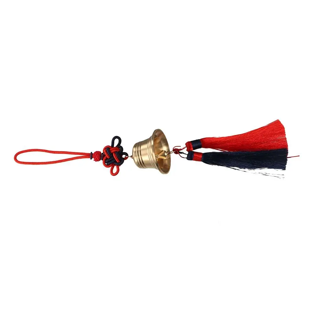 Vintage Chinese Knotting Wind Bell Copper Bell Festive Brass Bell Pendant Metal Crafts Lucky Round Bells Gifts Garden Decor