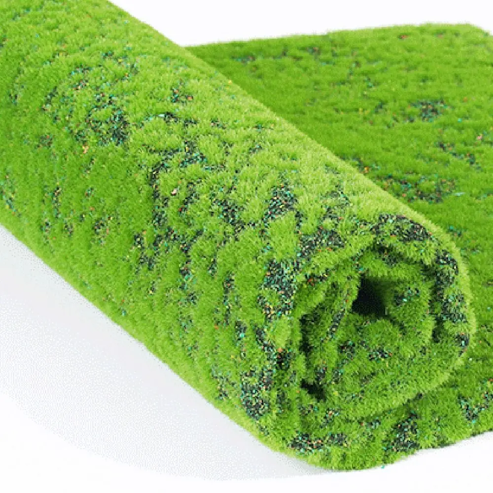 DIY Fake Moss Grass Turf Eternal Life Lifelike Simulation Moss Sheet Green No Watering Fake Green Grass Mat Home Decoraion