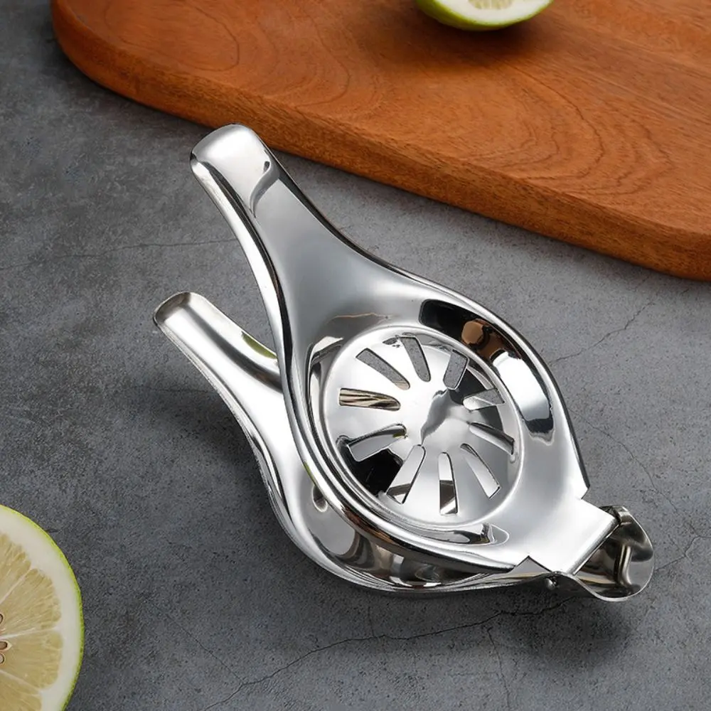 Hand Pressed Bird Shape Lemon Clip Manual Round 304 Stainless Steel Fruit Juicer Metal Orange Squeezer Pomegranate