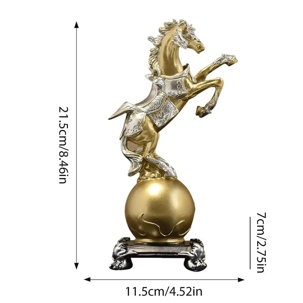 Desktop Ornament Art Horse Ornament Modern Creative Animal Sculpture Handicraft Horse Statue TV Cabinet