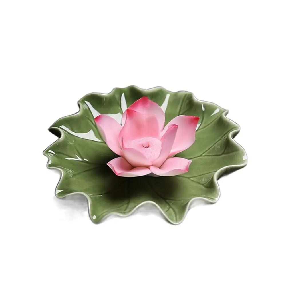 Handicraft Ceramic Incense Insert Holder Heat-resistant Anti-slip Flower Sticks Incense Tray Flower Statue Durable