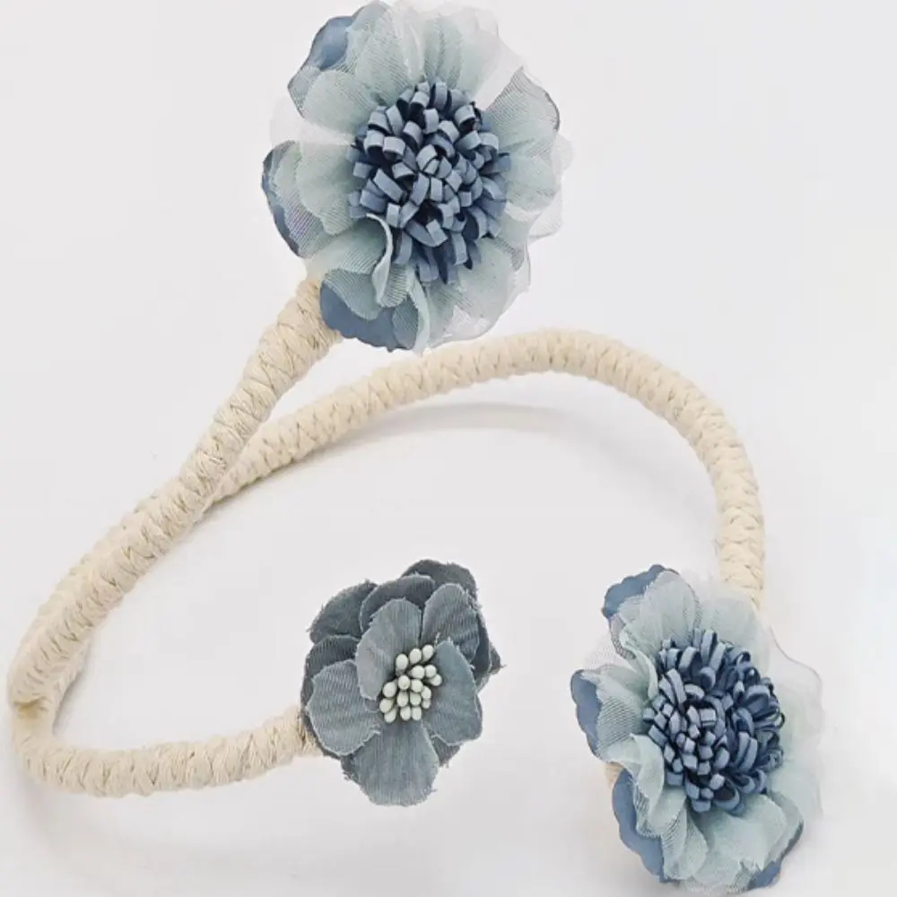 High-end Decorative Flower Curtain Tie Punch-free Unique Curtain Tieback Easy to Install Curtain Straps Curtain Decor