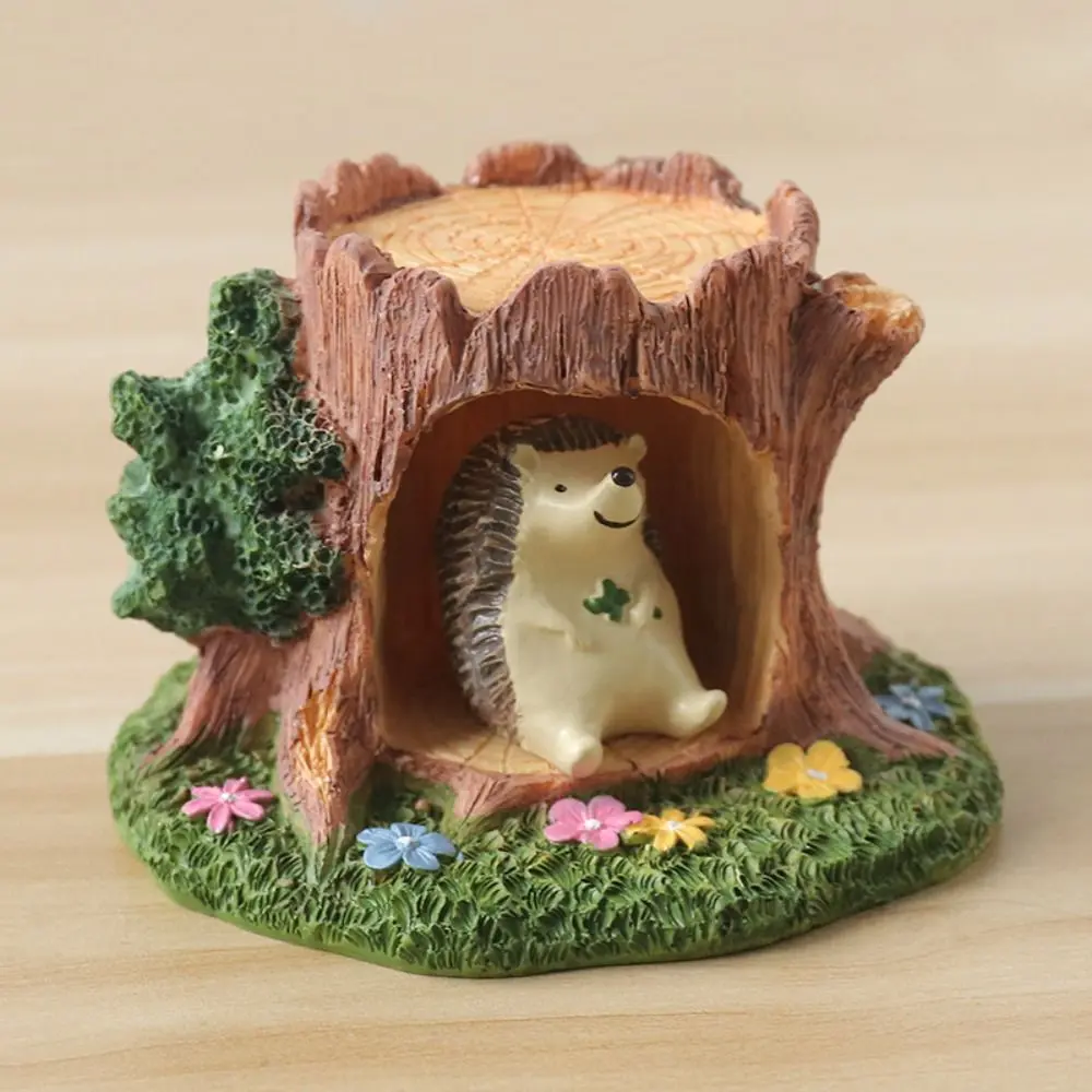 Kawaii Tree Hole Ornament Cartoon Exquisite Micro-landscape Ornament Creative Handmade Tree Hole sculpture Office