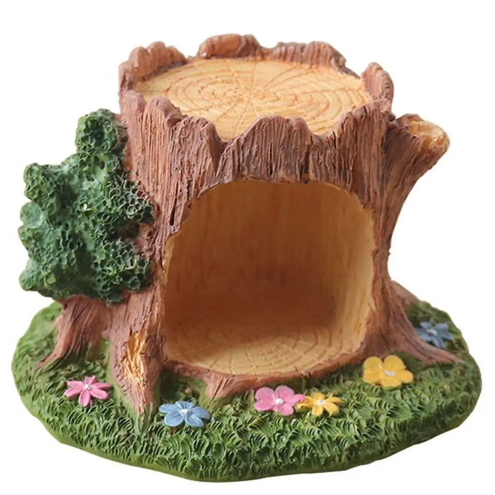 Kawaii Tree Hole Ornament Cartoon Exquisite Micro-landscape Ornament Creative Handmade Tree Hole sculpture Office