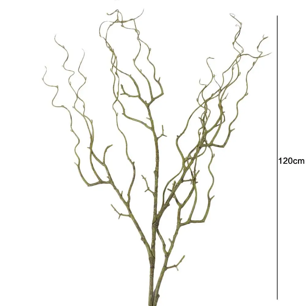 120cm Artificial Willow Deadwood Plastic Luxury Simulation Tree Branch Realistic Elegant Fake Plant Holiday Party Wedding