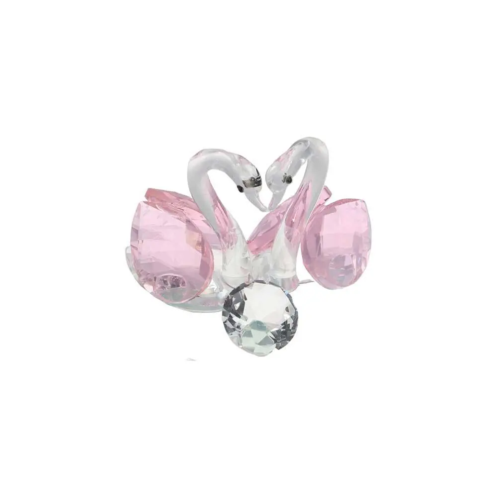 Children's Gift Deodorization Car  Seat Home Decor Crystal Swan Car Accessories Animal Ornament Swan Figurine