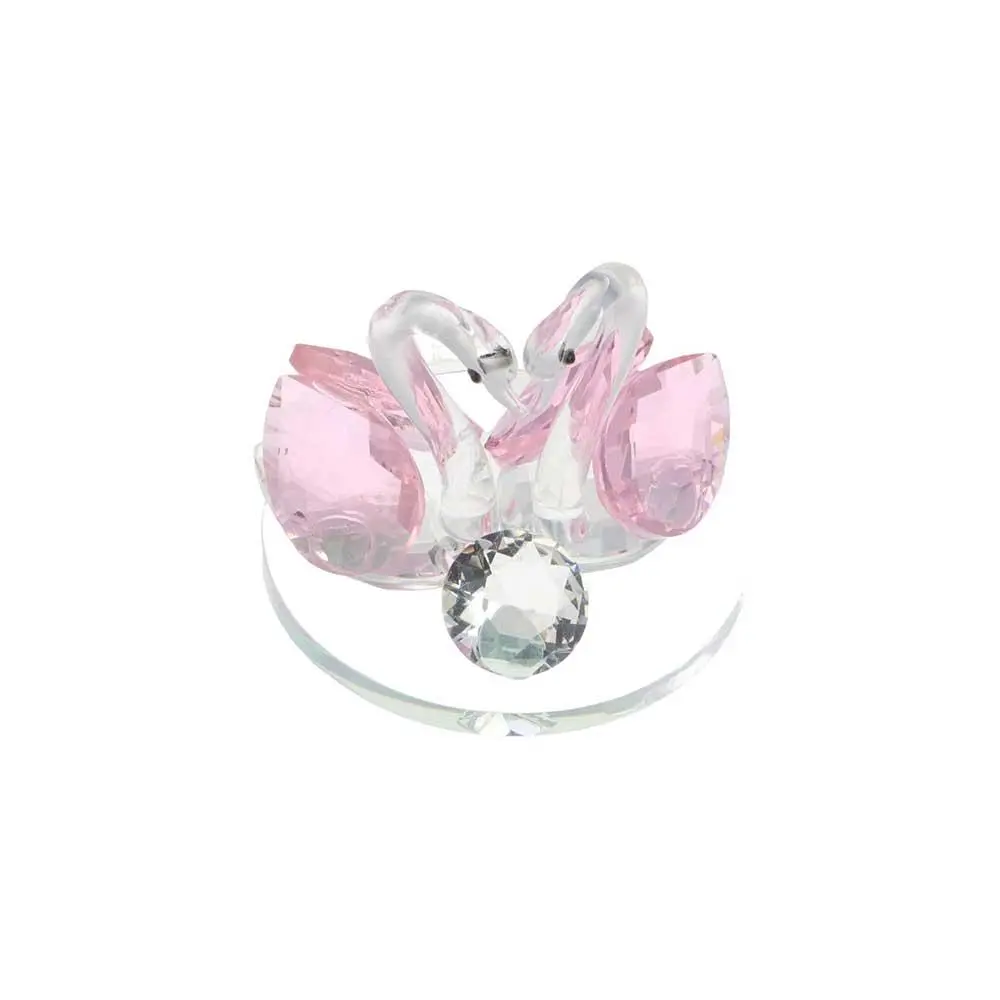 Children's Gift Deodorization Car  Seat Home Decor Crystal Swan Car Accessories Animal Ornament Swan Figurine