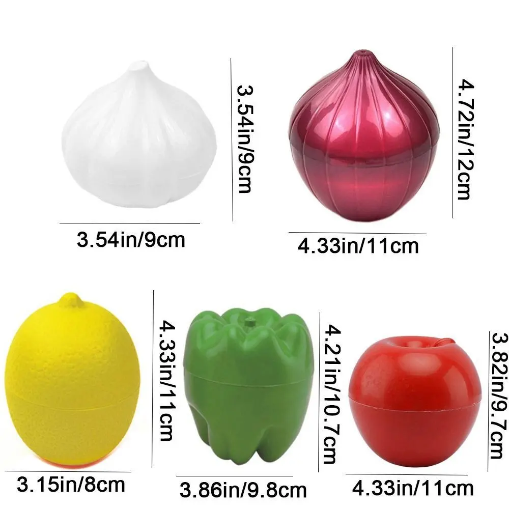 Creative Plastic Garlic Keeper White Fresh-Keeping Garlic Saver Container Sealed Reusable Food Organizer Box Garlic