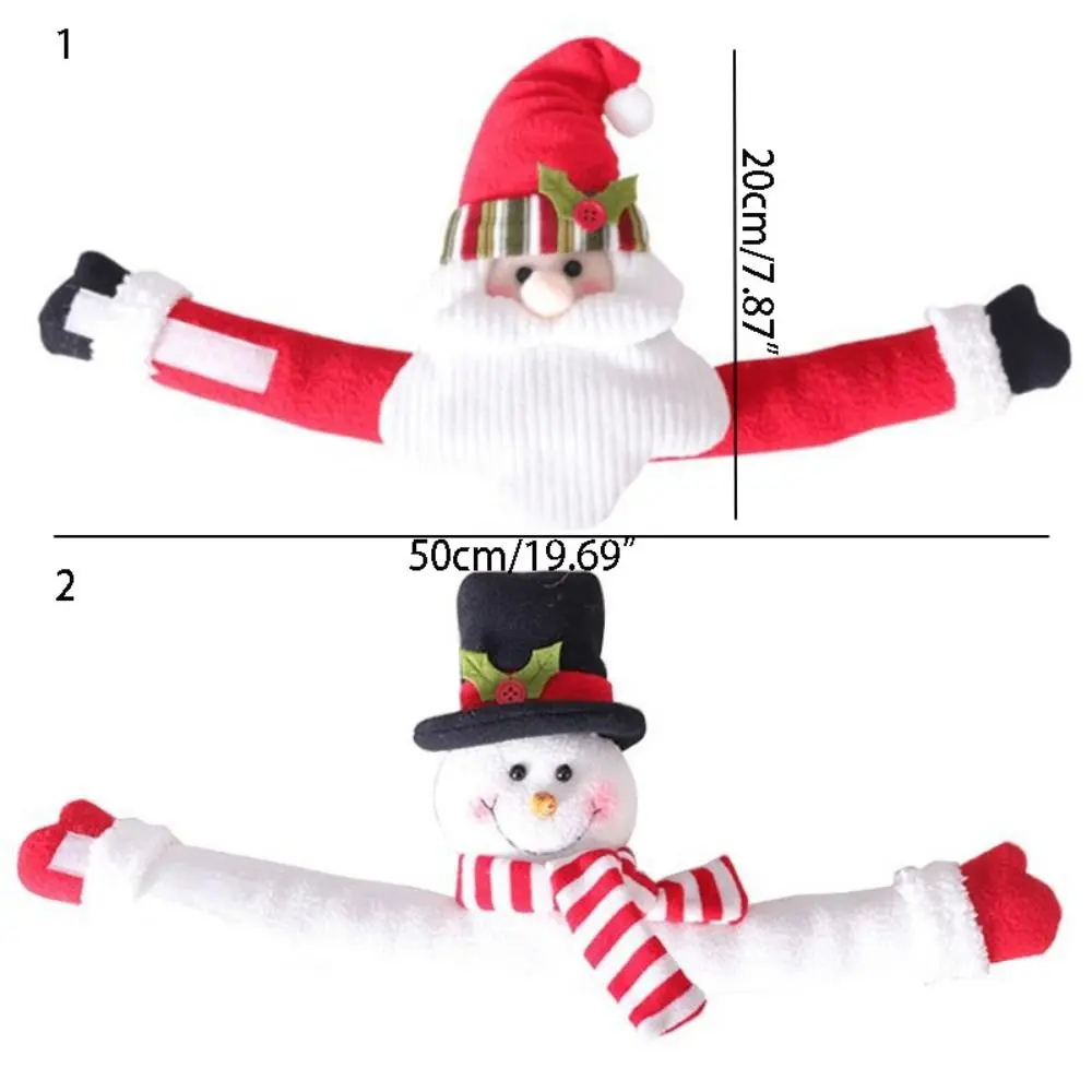 Cartoon Christmas Curtain Buckle Adorable Design Unique Santa Claus Curtain Tieback Decorative Snowman Curtain Holder