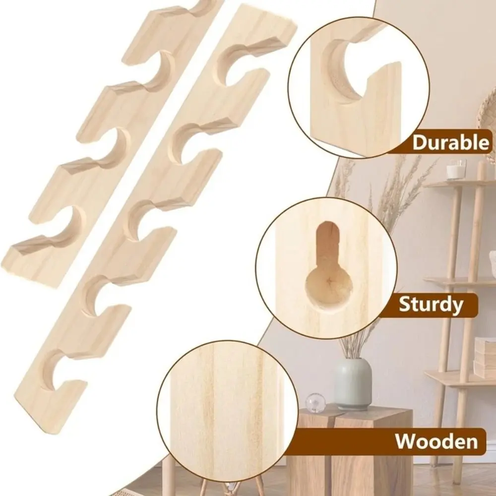 Baseball Caps Wooden Hat Hanger Space-Saving Organizer Baseball Hat Holder Closet Organization Display Shelf Wall Hat Rack