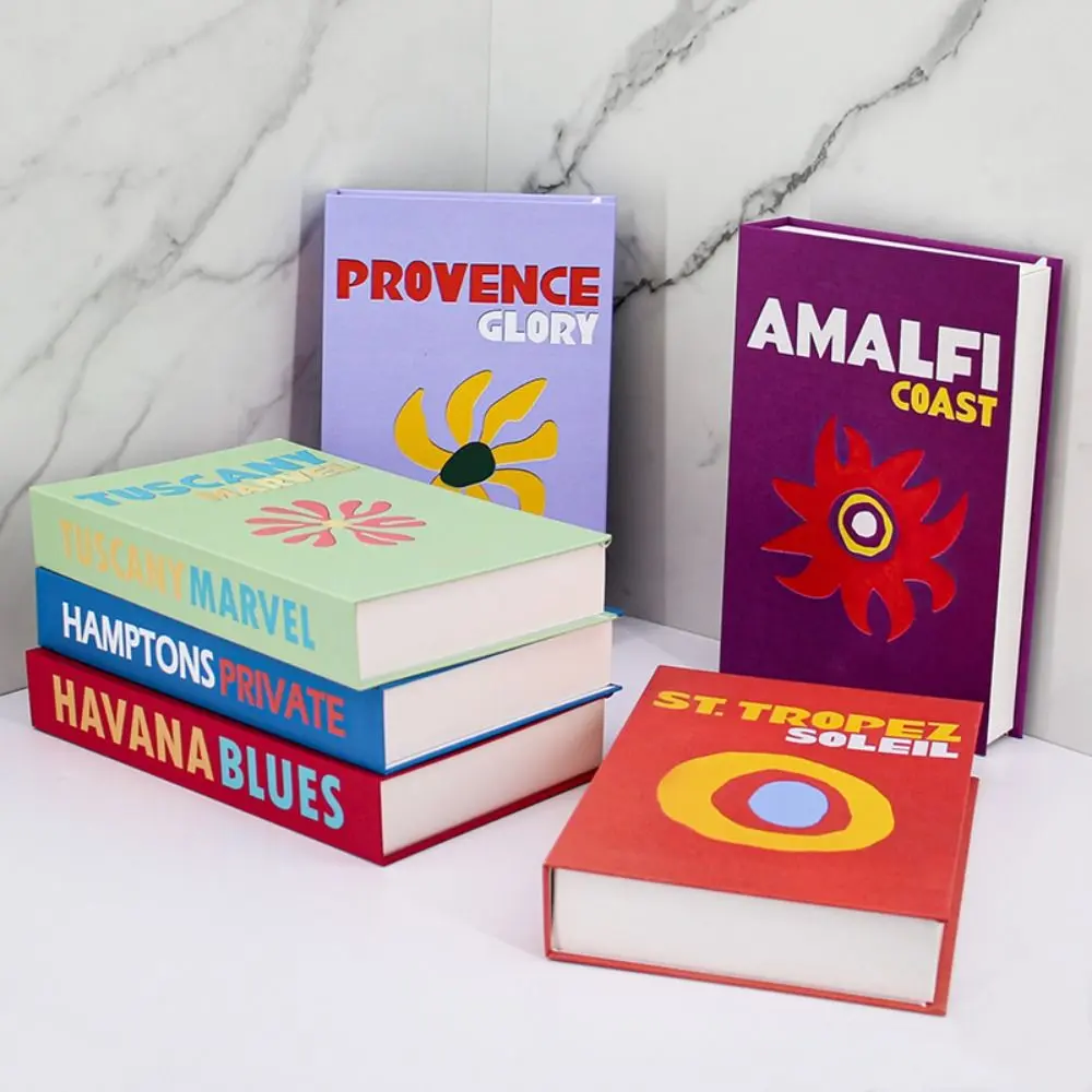 Style Decorate Coffee Tables Photography Magazine Thickened Simulation Book Fake Books Prop Books Model Book Storage Box